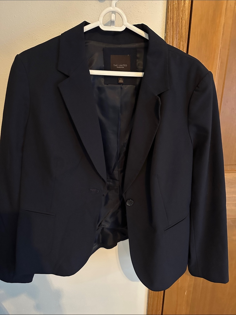 The Limited Navy Single-Button Women's Blazer